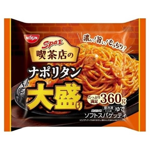 日清食品冷凍 【冷凍】 スパ王 喫茶店のナポリタン 大盛 360g x14 メーカー直送 ギフト プレゼント
