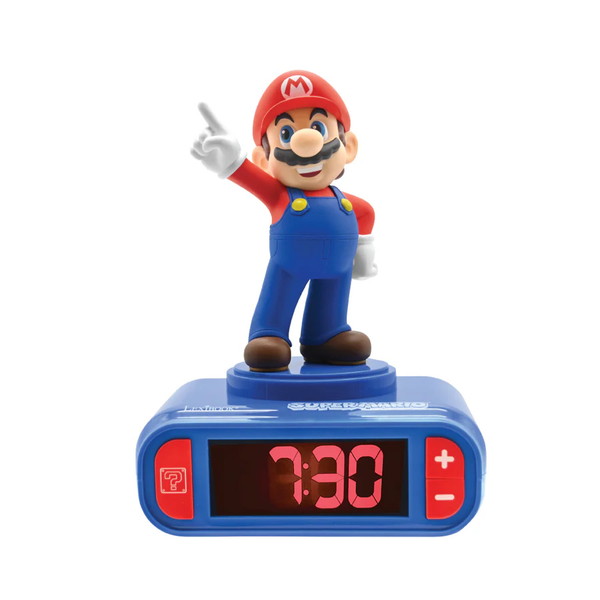 インフォレンズ Super Mario フィギュア目覚まし時計（マリオ）