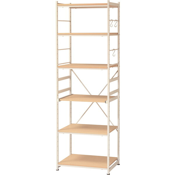 弘益 SSR-58R(NA) サラ スチールラック(レギュラータイプ) ナチュラル メーカー直送｜XPRICE店