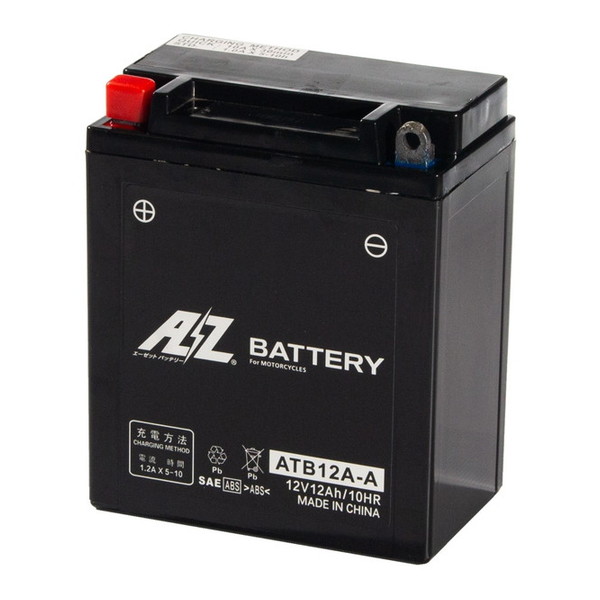 AZ ATB12A-A-SMF AZ 2輪バッテリー液入充電済
