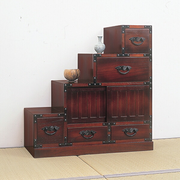 楽天市場】【開梱設置無料】 岩谷堂箪笥 階段箪笥 和風 和室 階段