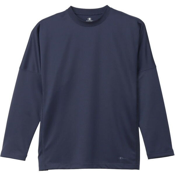 Champion リカバリーウエア C3-CS490 370 LONG SLEEVE T-SHIRT ネイビー L [ロングTシャツメンズ]