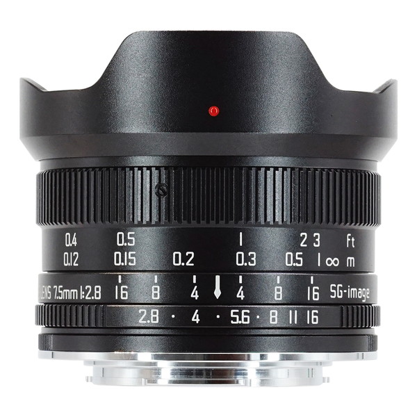 SG-image SG 7.5mm F2.8 MFT C ブラック [交換レンズ (マイクロフォーサーズマウント)]｜XPRICE店