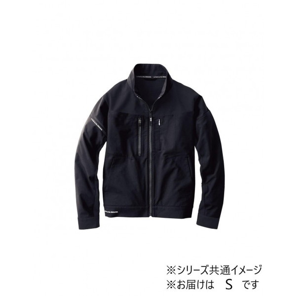 桑和 8012-00 長袖ブルゾン Sサイズ ブラック(4) G.G.
