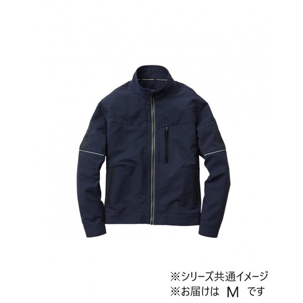 桑和 8012-10 長袖ブルゾン Mサイズ ネイビー(1) G.G.