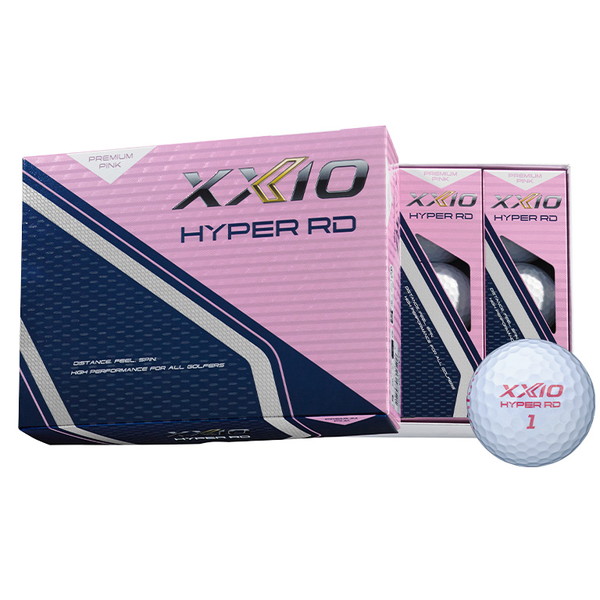 DUNLOP XXIO HYPER RD(ゼクシオハイパーアールディー) ボール 2026年モデル 1ダース(12個入り) プレミアムピンク 【日本正規品】