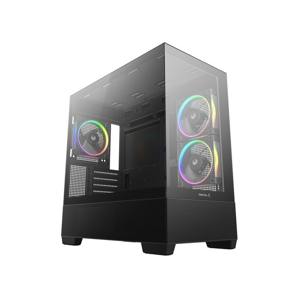 DEEPCOOL R-CG380-BKAGM3-G ブラック [PCケース] 【KK9N0D18P】