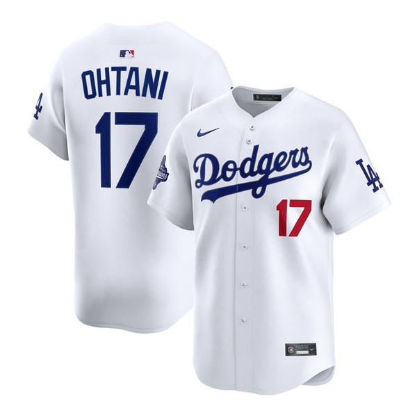 【数量限定在庫限り・限定モデル】ナイキ ロサンゼルス・ドジャース 大谷翔平リミテッドジャージ ホーム ホワイト 2025WS優勝パッチ付き S サイズ|XPRICE店