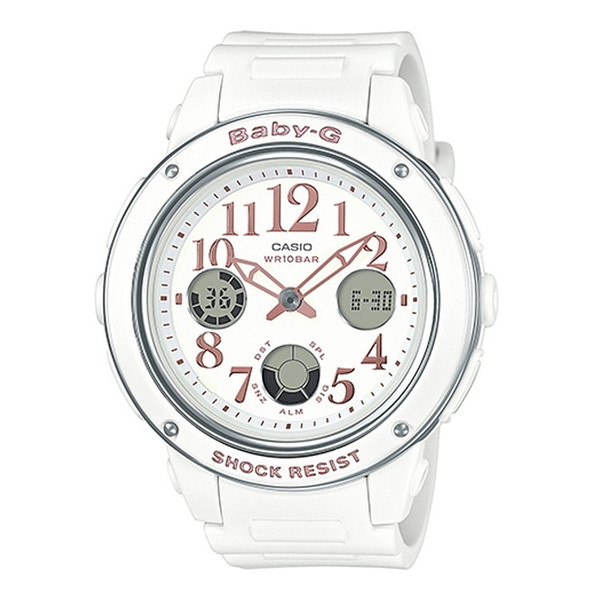 腕時計 時計 CASIO カシオ BABY-G レディース BGA-150EF-7BJF ベイビーG ベイビージー ベビーG ベビージー クォーツ ウォッチ ホワイト 白 誕生日 新生活 クリスマス 母の日 プレゼント ギフト BGA150EF7BJF｜XPRICE店 10,544円