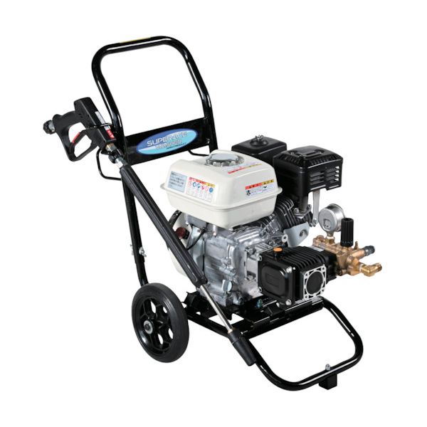 高圧洗浄機 スーパー工業 SEC10202N [エンジン式高圧洗浄機 SEC-1020-2N コンパクト&カートタイプ バリューエディションモデル] メーカー直送