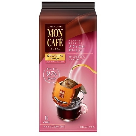 片岡物産 モンカフェ カフェインレスコーヒー 8g× 8× 6 メーカー直送 ギフト プレゼント