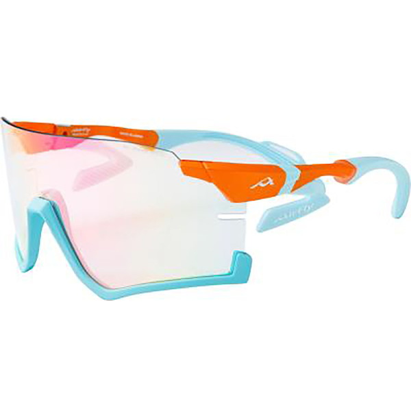 AirFly エアフライ AF-306 C-4RE 鼻パッドがないスポーツサングラスAF-306 C-4REオレンジマット 調光パープルミラーレンズ装着 フレーム/オレンジマット、レンズ/調光パープルミラー ユニセックス