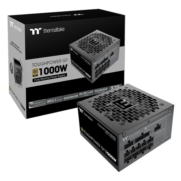 Thermaltake PS-TPT-1000FNFAGJ-3 ブラック TOUGHPOWER GT/1000W ATX 3.1 [電源ユニット (1000W)] 【KK9N0D18P】