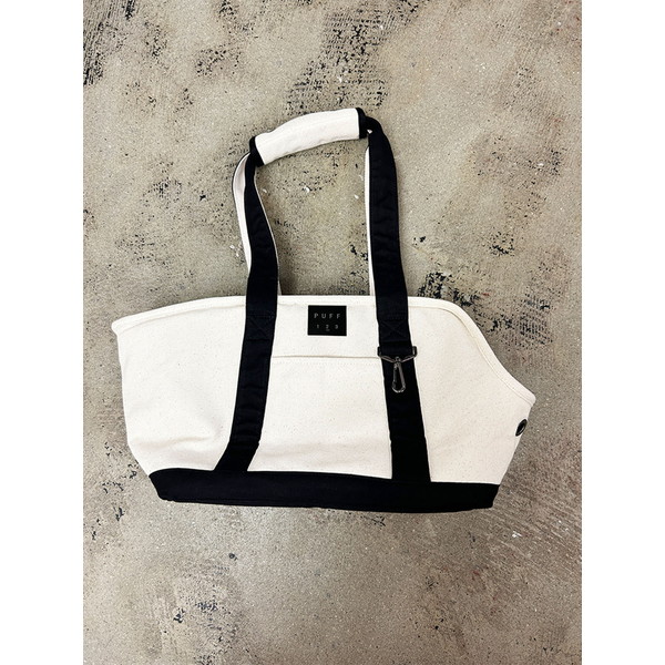 ペットキャリー キャリーバッグ トートバッグ Mサイズ PUFF pet carry canvas tote M P24002-15 ブラック 黒 犬 猫 ペット 旅行 電車 バス タクシー おしゃれ レディース メンズ プレゼント