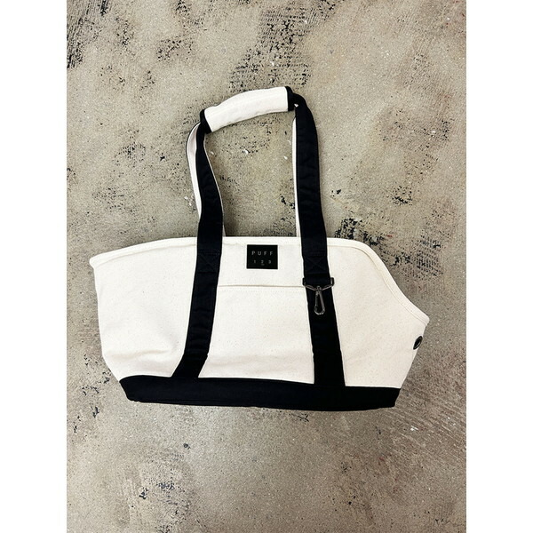 ペットキャリー キャリーバッグ トートバッグ Lサイズ PUFF パフ pet carry canvas tote L P24004-15 ブラック 黒 犬 猫 ペット 旅行 電車 バス タクシー おしゃれ レディース メンズ プレゼント ギフト｜XPRICE店