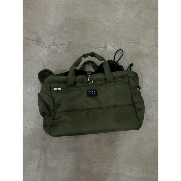 ペットキャリー キャリーバッグ トートバッグ ショルダーバッグ PUFF PET 3WAY TOTE P25006-54 カーキ 犬 猫 ペット 旅行 電車 バス タクシー 飛び出し防止 おしゃれ レディース メンズ プレゼント