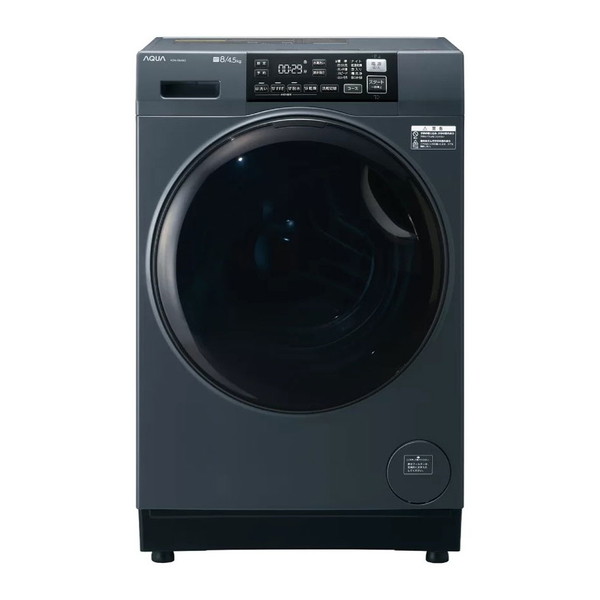 ドラム式洗濯機 洗濯 8kg 乾燥 4.5kg アクア AQUA AQW-D8A-L(K) サファイアブラック まっ直ぐドラム ドラム式洗濯乾燥機 洗濯機 8.0kg 乾燥機 4.5kg 左開き ドラム式 エクプラ特選 82,830円