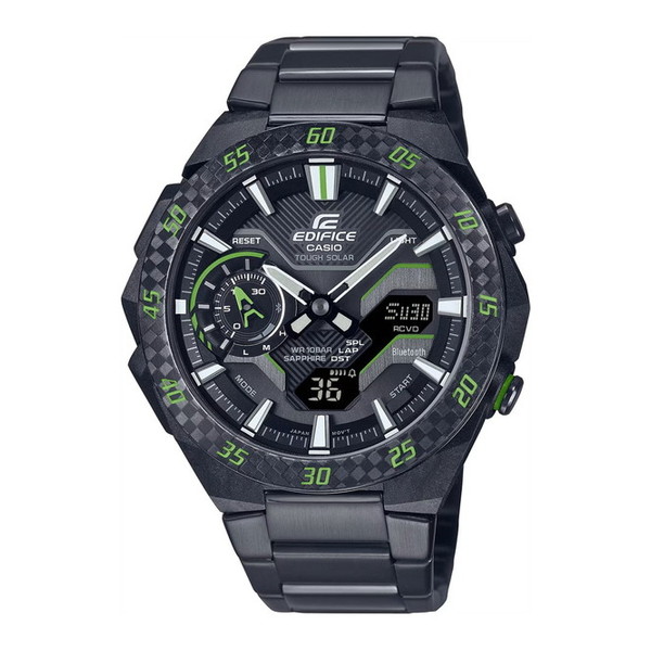 腕時計 時計 CASIO カシオ EDIFICE エディフィス メンズ ECB-2200YRC-1A3JF WINDFLOW ソーラー充電 ウォッチ ブラック 黒 誕生日 新生活 クリスマス 父の日 プレゼント ギフト ECB2200YRC1A3JF|XPRICE店