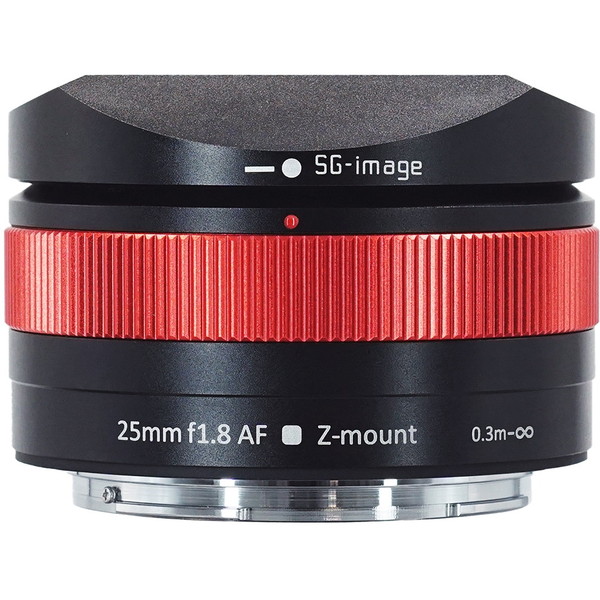 SG-image SG AF25mm F1.8 Z C (R) レッド [単焦点レンズ (ニコンZマウント)]