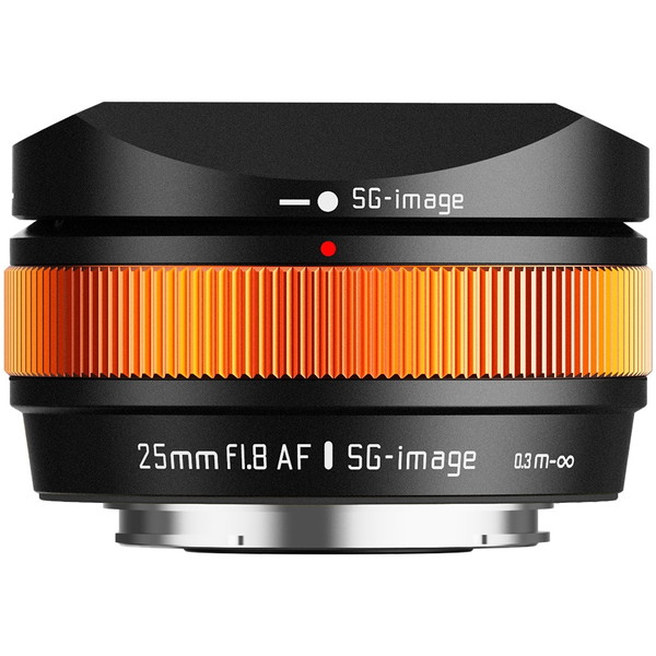 SG-image SG AF25mm F1.8 B E C (O) オレンジ [単焦点レンズ (ソニーEマウント)]