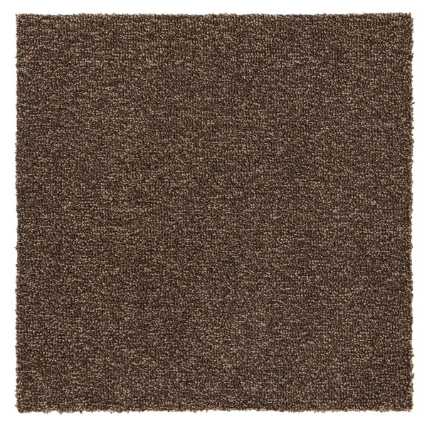 スミノエ 13140957-8 タイルカーペット ソフトフィール 40cm×40cm ブラウン 洗える 防音 10枚入 メーカー直送