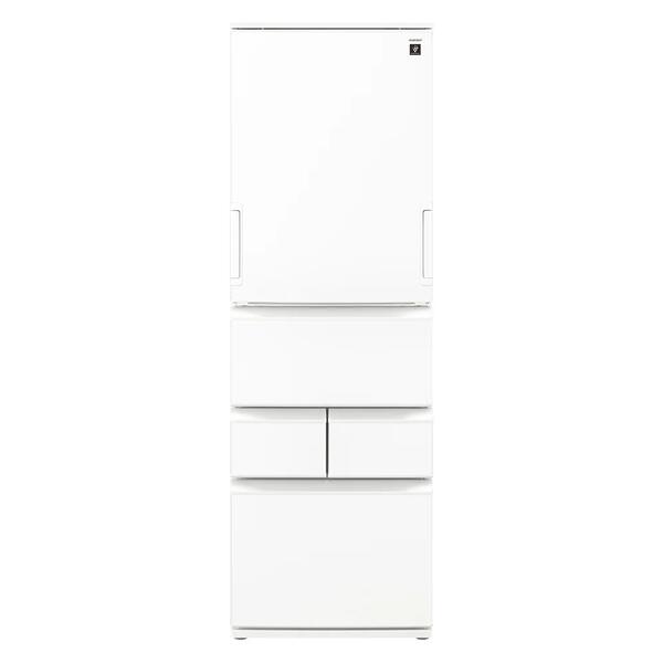 SHARP SJ-XW41R-W シルキーマットホワイト [冷蔵庫 (408L・両開き)]