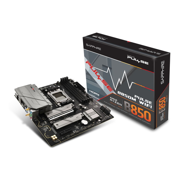 SAPPHIRE PULSE-B850M/52123-04-40G ブラック [マザーボード] 【KK9N0D18P】｜XPRICE店