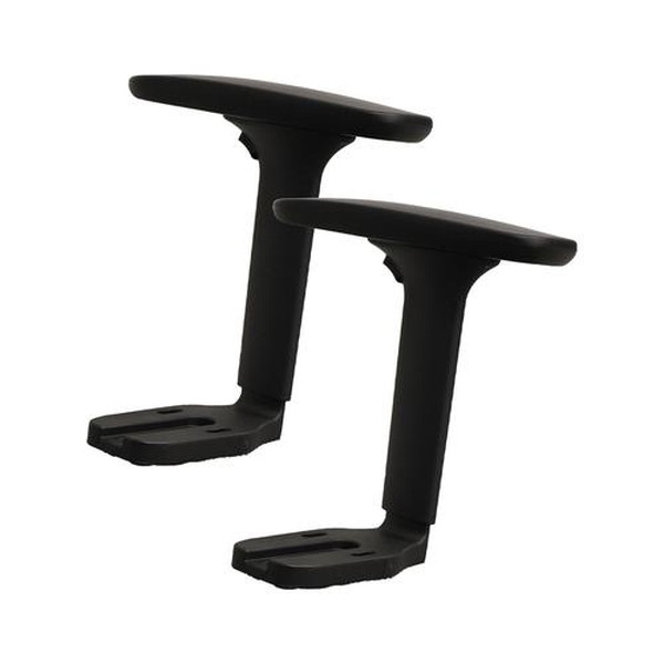 【法人限定】 Netforce ST-AR-W-BK ブラック [シースルーチェア 肘] メーカー直送