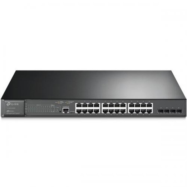 TP-LINK TL-SG3428MP JetStream [24ポート ギガビット POE+ L2 マネージスイッチ/4スロット SFP]