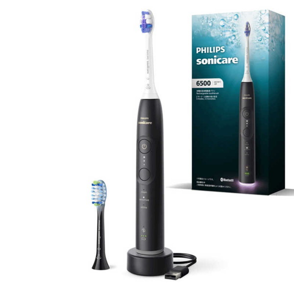 PHILIPS HX7411/07 ブラック ソニッケアー 6500シリーズ [電動歯ブラシ (音波振動式)]