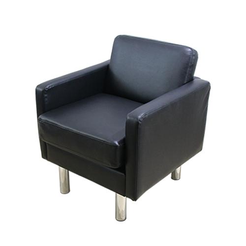 【法人限定】 Netforce SA681-1-2-W-BK ブラック シャルマン [ソファ 1人掛け] メーカー直送｜XPRICE店 10,626円