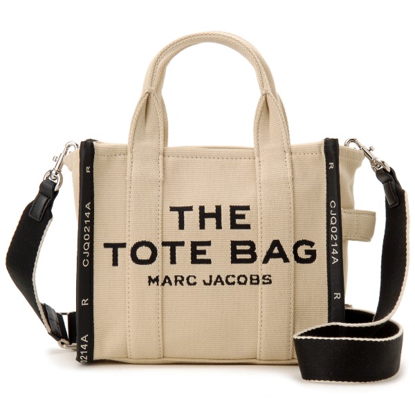 MARC JACOBS マークジェイコブス トートバッグ ザ トート ベージュ M0017025 001 THE TOTE BAG JACQUARD SMALL TOTE WARM SAND ブランド 誕生日 新生活 クリスマス プレゼント ギフト 【並行輸入品】|XPRICE店