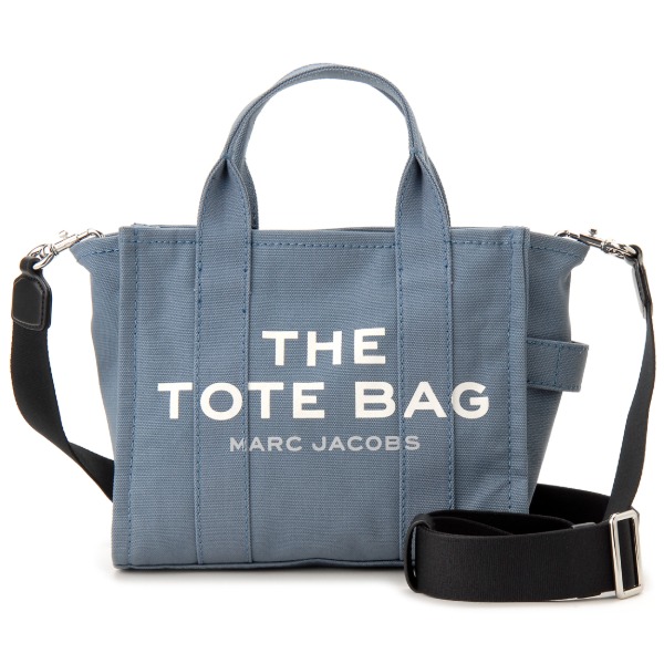 MARC JACOBS マークジェイコブス トートバッグ ザ トート ブルー 青 水色 M0016493 481 THE TOTE BAG SMALL TRAVELER TOTE BLUE SHADOW ブランド 誕生日 新生活 クリスマス プレゼント ギフト 【並行輸入品】