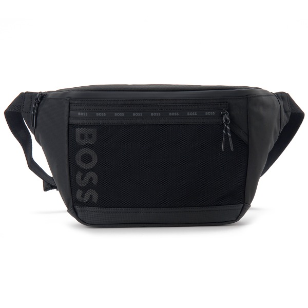 HUGO BOSS ヒューゴボス ボディバッグ ブラック 黒 メンズ 50552745 001 BELT BAG BLACK 通勤 通学 旅行 シンプル ブランド 誕生日 新生活 父の日 クリスマス プレゼント ギフト 【並行輸入品】