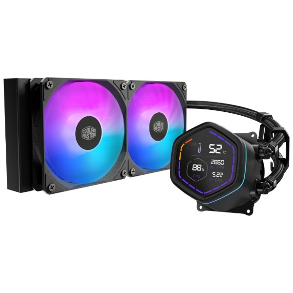CoolerMaster MLX-D24M-A18PA-RD ブラック MasterLiquid Core Nex Digital 240 [水冷CPUクーラー] 【KK9N0D18P】｜XPRICE店