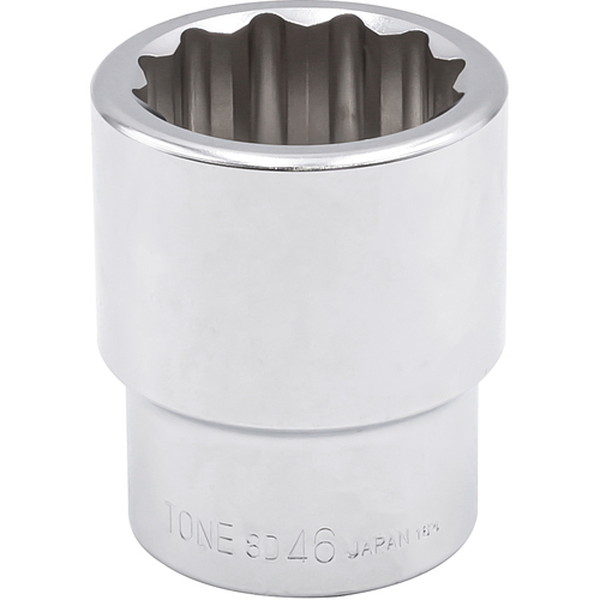 TONE 8D-46 [ソケット (12角 対辺寸法46mm 差込角25.4mm)] メーカー直送