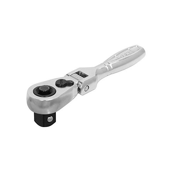 TONE RH3FCHS [コンパクトショート首振ラチェットハンドル (ホールドタイプ 歯数72枚 差込角9.5mm 全長90mm)] メーカー直送 4,453円
