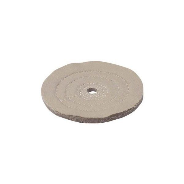 TRUSCO TTB-150-4 [茶カツ仕上げバフ (外径Φ150X穴径12.7mm 5個入)] メーカー直送