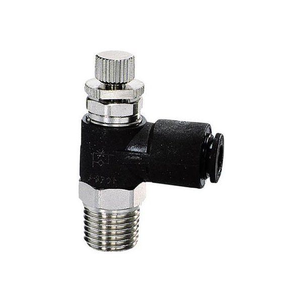 チヨダ FS12R-04SC-O [ファイブSUSスピードコントローラα メーターアウト (12mm・R1/2)] メーカー直送