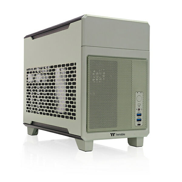 Thermaltake CA-11A-00SENN-J0 TR100 Matcha Green [ミニタワー PCケース] 15,036円