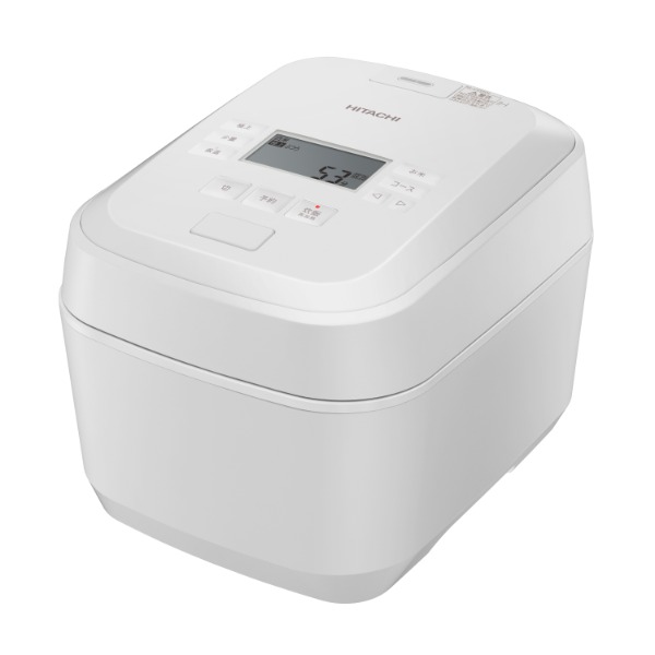 日立 RZ-V100KM-W フロストホワイト ふっくら御膳 [圧力スチームIH炊飯器 (5.5合炊き)]｜XPRICE店 34,320円