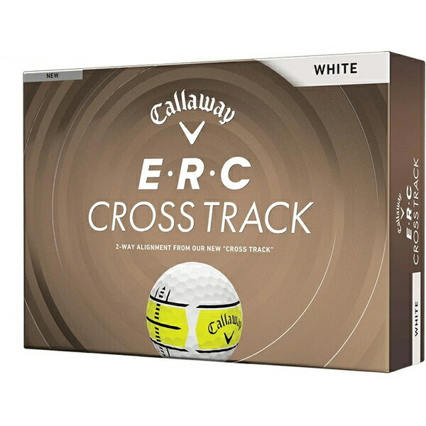 キャロウェイ ERC CROSS TRACK ボール 2026年モデル ホワイト ダース 【日本正規品】