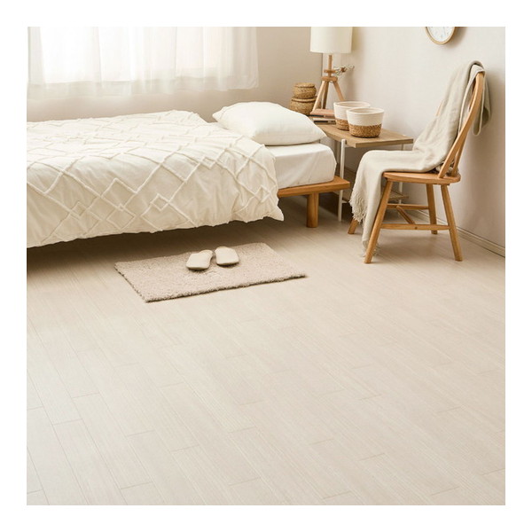 萩原 700040484 クッションフロア 6帖(約91×352cm×3枚) クリーム メーカー直送|XPRICE店