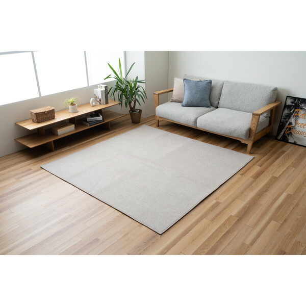イケヒコ・コーポレーション 1297530064902 敷物 ラグ(ボンディングラグ) マカロ BR 180×180cm メーカー直送