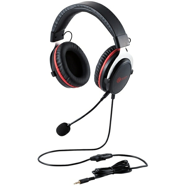 ELECOM HS-G40BK ブラック [ ゲーミングヘッドセット/HS-G40/オーバーヘッド ] メーカー直送
