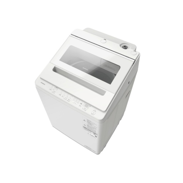 洗濯機 8kg 日立 BW-V80P(W) ホワイト 白 ビートウォッシュ 全自動洗濯機 洗濯 8.0kg 縦型 エクプラ特選｜XPRICE店