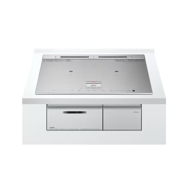 日立 HT-N8ASTWF S シルバー 火加減マイスター [ビルトインIHクッキングヒーター (75cm幅/IH3口/鉄・ステンレス対応/単相200V)]｜XPRICE店