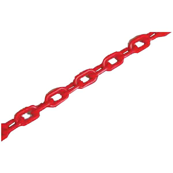 水上 PCチェーン 赤色 6mm×30m PCR-630 [2巻入] 【0968-00813】