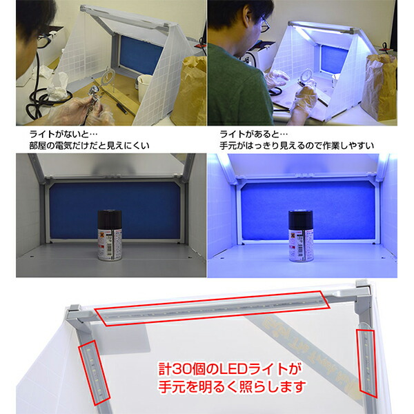 Diy フィギュア Brushbt4ホビー Ledライト付パワフルファン塗装ブース プラモデル ラッカー塗装 Brushbt4 A Price店換気とledライトでエアブラシ塗装もはかどるオールインワンブース ホビー工具 材料 Thanko ラッカー塗装 エアブラシ 排気 安全 サンコー Diy フィギュア Brushbt4ホビー Ledライト付パワフルファン塗装ブース プラモデル ラッカー塗装 Brushbt4 A Price店換気とledライトでエアブラシ塗装もはかどるオールインワンブース ホビー工具 材料 Thanko ラッカー塗装 エアブラシ 排気 安全 サンコー