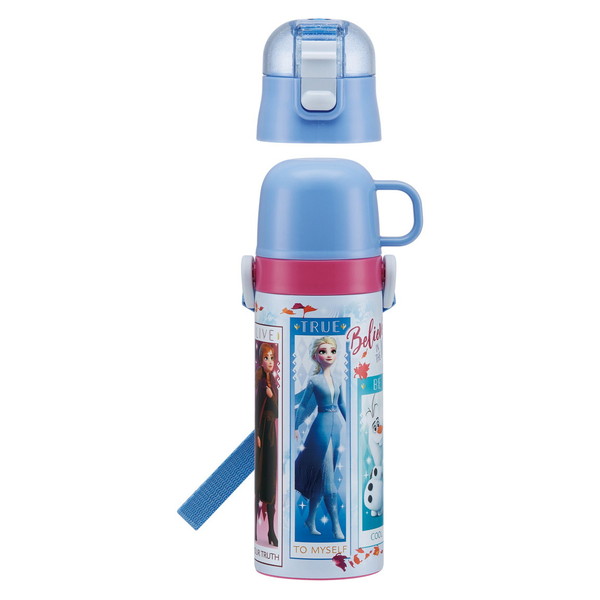 楽天市場 スケーター 子供用 2way ステンレス 水筒 コップ付き アナと雪の女王 2 ディズニー 430ml Skdc4 Xprice楽天市場店
